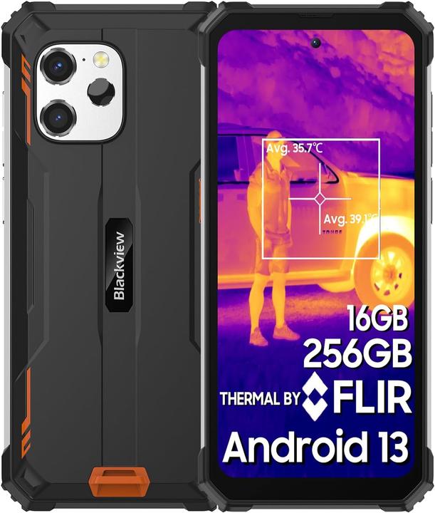 Produktbild Blackview BV8900 (256 GB, Orange, 6.50", Dual SIM, 64 Mpx, 4G)