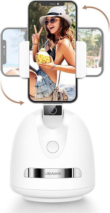 Image du produit Usams Support de suivi de visage intelligent - Blanc