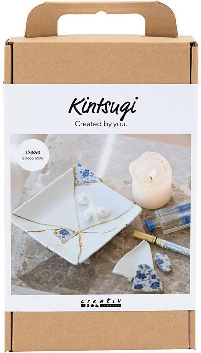 Creative - Kreativ Set Kintsugi, Schale, Blau, Gold, Weiss, 1 Pck - ()