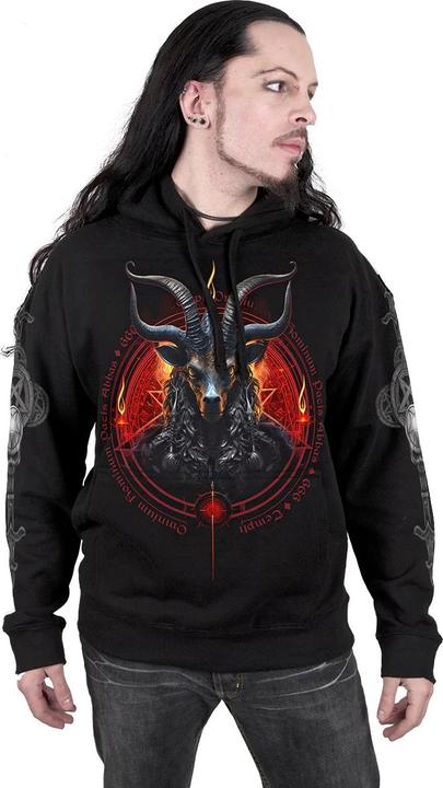 Actual product image Spiral Unisex Adult Baphomet Hoodie (S)