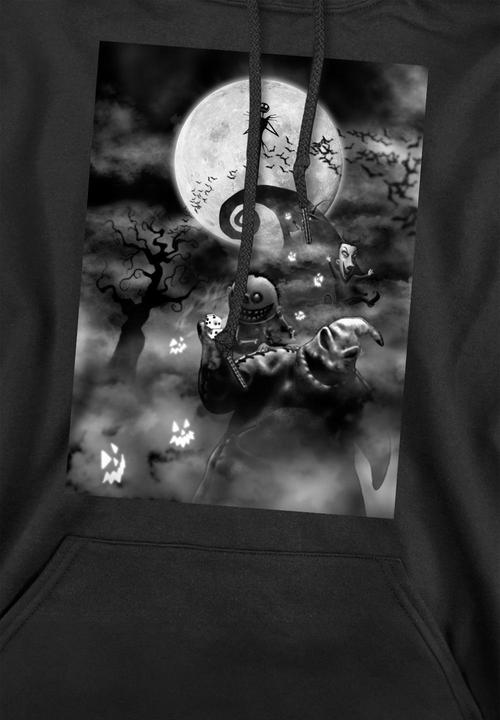 Actual product image The Nightmare Before Christmas Mens Jack Oogie Boogie Hoodie (XL)