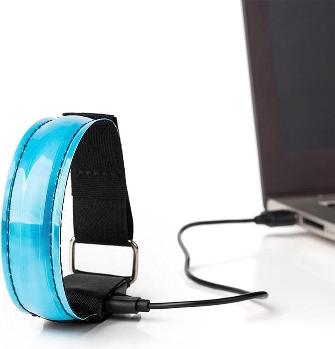 Produktbild Stride Aufladbares USB Leuchtarmband für Kinder / Erwachsene zum Sport