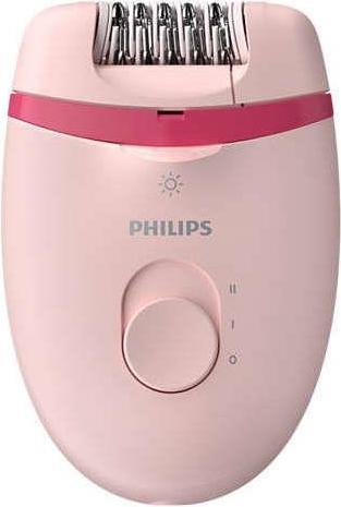 Produktbild Philips Corded Compact Epilator BRE285/00 Satinelle Essential Baltas/Rožinė, Corded
