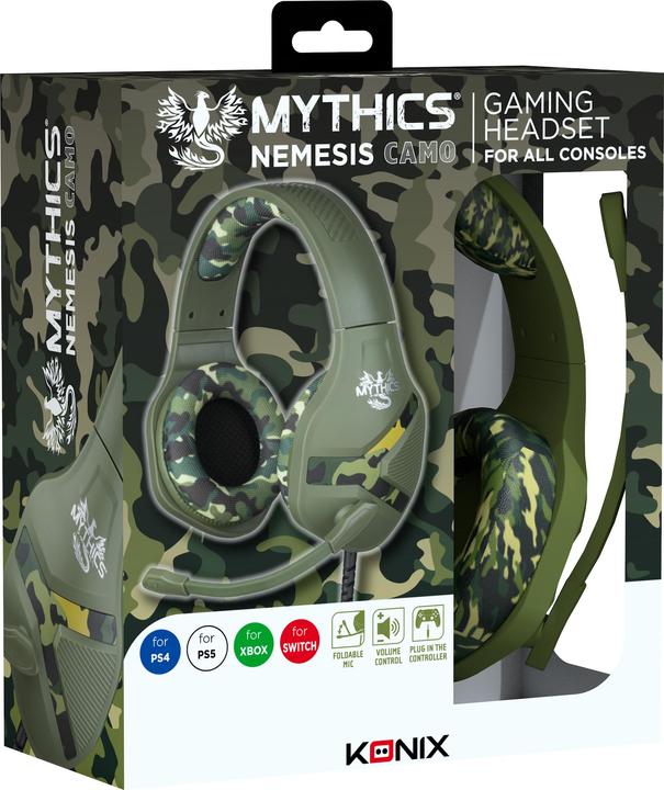 Immagine prodotto Konix Casque Nemesis mimetico - Mythics (Cablato)
