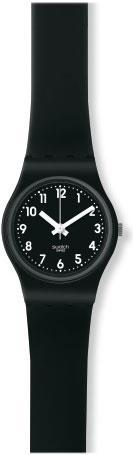 Produktbild Swatch Lady Black Single (Analoguhr, Swiss Made, 25 mm)