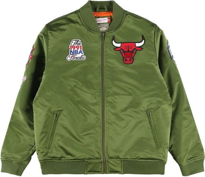 Produktbild Mitchell & Ness NBA Flight Satin - Chicago Bulls Bomberja - 125971 (M)