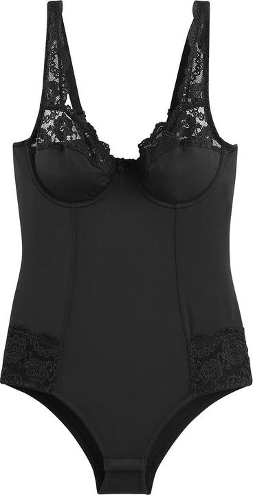Image du produit La Redoute Collections Body en microfibre avec détails en dentelle (85 C)