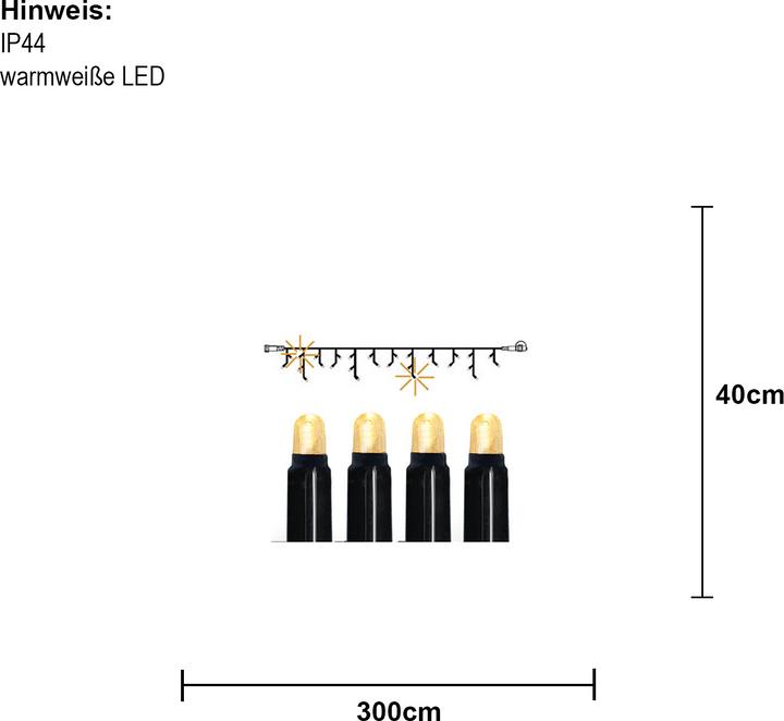 Image du produit Star Trading Lichtervorhang Extra System (3 m)