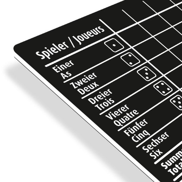 Produktbild Yatzy und Jasstafel mit Kreidestift