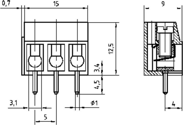 Actual product image H-Tronic Single-button switch control