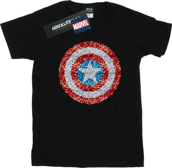 Produktbild Captain America Pixelated Shield TShirt (XXL)