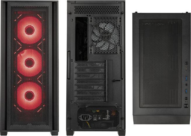 Actual product image Cooler Master GSI SmartAssembly ARGB Mesh ATX Case - 850W Gold (ATX)
