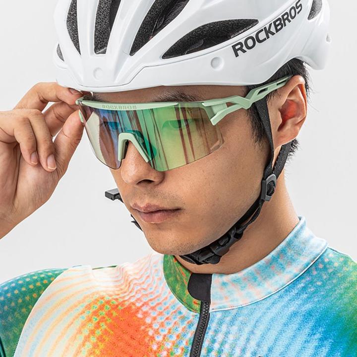 Produktbild Rockbros Cycling Glasses Photochromic, with UV Protection and Corrective Insert - Transparent Black (Transparent Schwarz, Transparent Black)