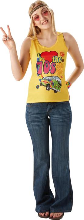 Immagine prodotto Bristol Novelty I Love The 70's Canottiera Retrò Donna (S)