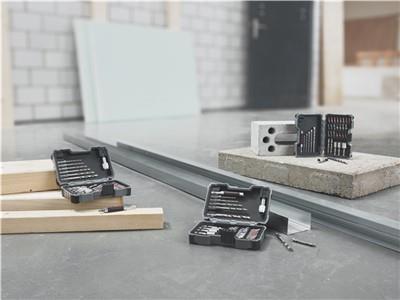 Produktbild Bosch Professional Zubehör 35-teiliges Set mit Bohrern und Schrauberbits, HSS, Extra Hard, PH, PZ, SL, H, T (Th20, SL4, Th10, SL5, SL3, PH2, PZ3, Th30, TH15, HEX4, HEX3, PZ2, HEX6, PH1, HEX5, SL6, PH3, Th40, PZ1, Th27, Th25)