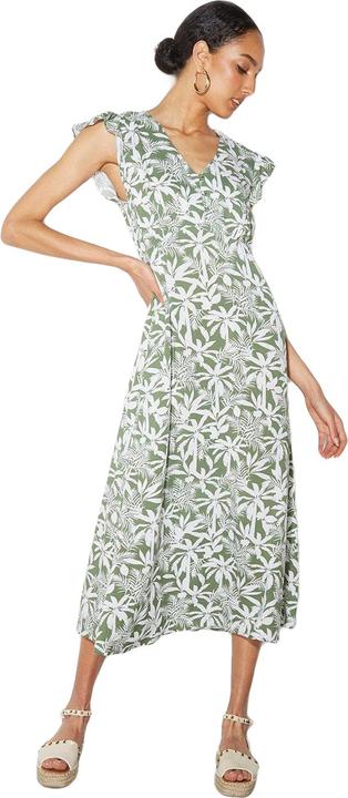 Produktbild Dorothy Perkins Safari Midikleid Knopfdetail Rüschen (32 D)
