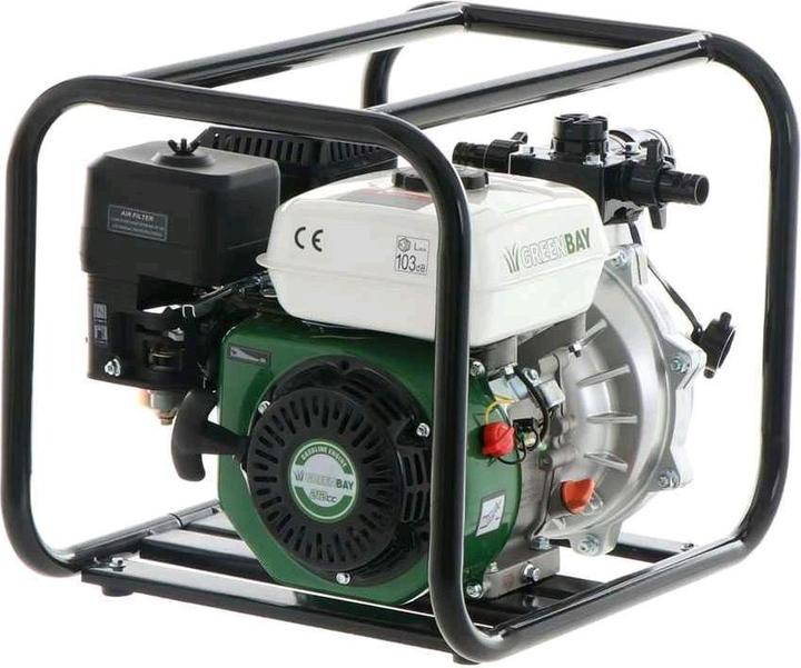 Produktbild GreenBay BenzinMotorpumpe mit 402525 mm Anschlussstücken