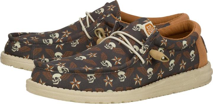 Hey Dude Wally Stars n Skulls Print