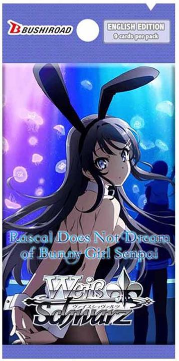 Image du produit Weiss Schwarz Rascal Does Not Dream of Bunny Girl Senpai (Anglais, Pack de boosters)