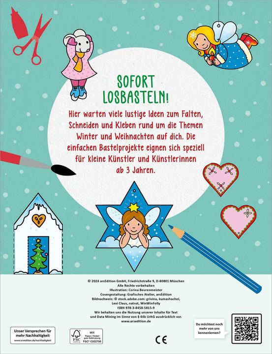 Image du produit Bastelhefte: Mein erstes grosses Winter-Bastelheft (Allemand, Corina Beurenmeister, 2024)