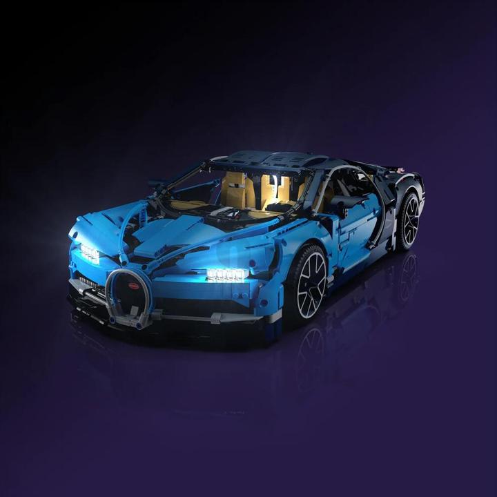 Actual product image Light my bricks LMB 2.0 LED light set for LEGO 42083 Bugatti Chiron