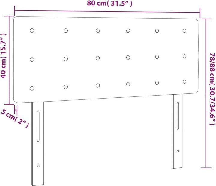 Produktbild VidaXL Kalli (80 x 5 x 88 cm)