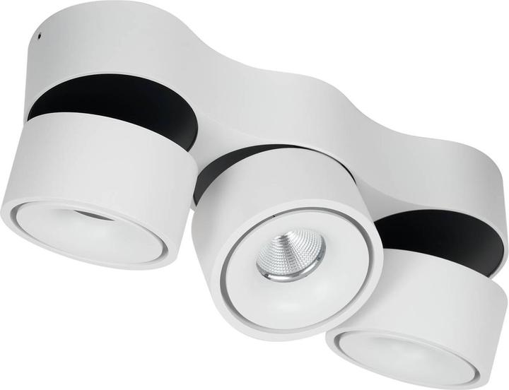 Produktbild Arcchio Rotari LED-Deckenleuchte, Linsen, 3-fl. (2400 lm)