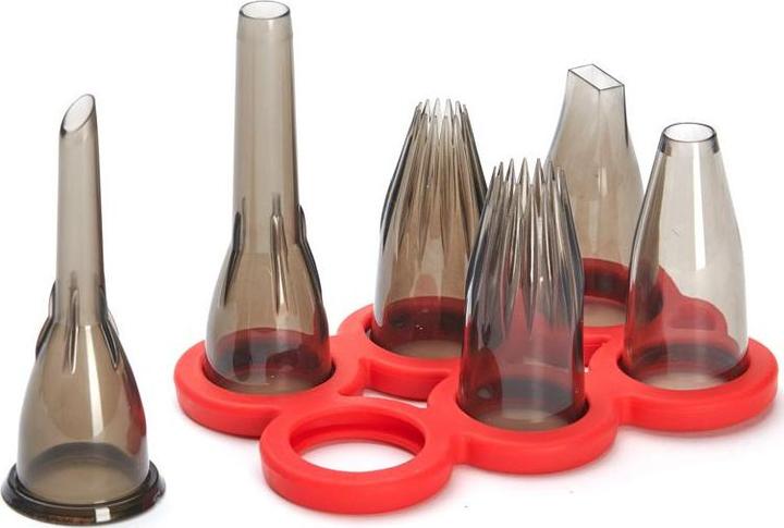 Image du produit de Buyer Set de garniture : 6 Tulles En Tritan Avec Socle (Embout)