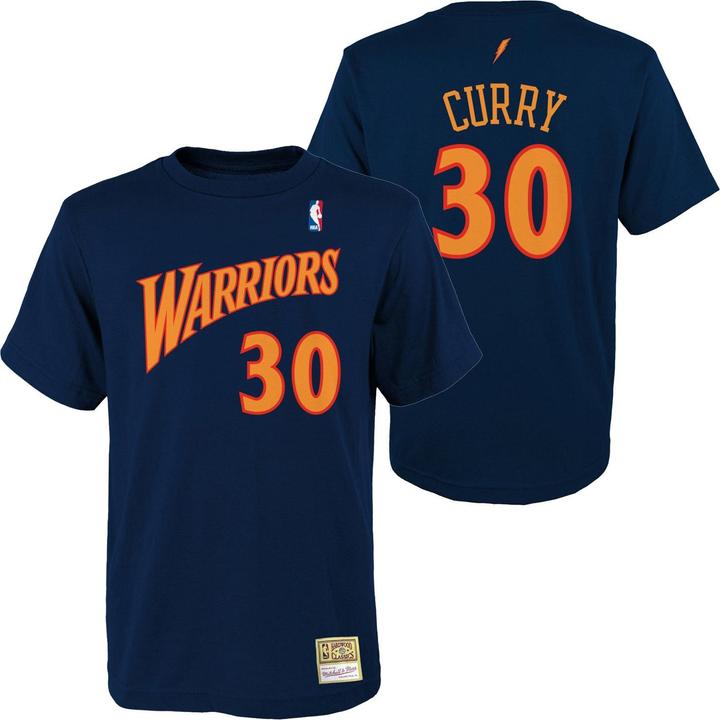 Immagine prodotto Mitchell & Ness Maglietta NBA Golden State Warriors Stephen Curry Hardwood Classics - Uomo (L)