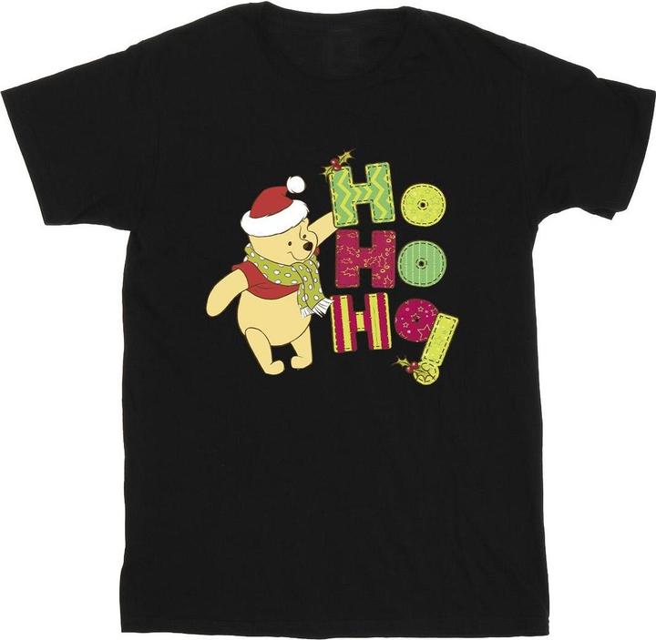 Produktbild Disney Winnie The Pooh Ho Ho Ho Scarf TShirt (L)