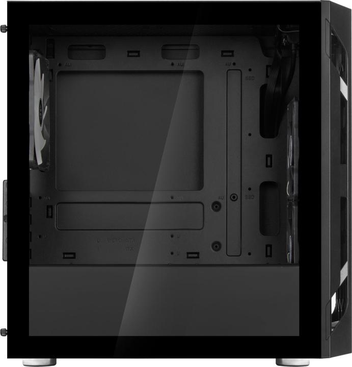 Immagine prodotto Silverstone Fara H1M Pro Micro-ATX Case - Vetro temperato, ARGB (mATX, Mini-ITX, Mini-DTX)