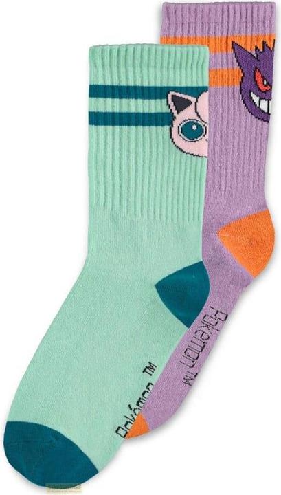 Difuzed POKEMON - Duo - Pack de 2 Paires de Chaussettes Sport (T35-38) (2er Pack, 35 - 38)