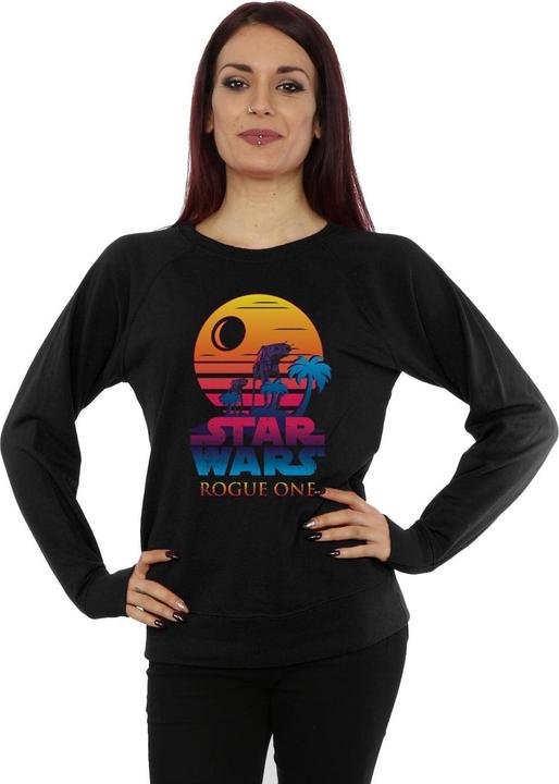Actual product image Star Wars Womens/Ladies Rogue One Logo Sunset Sweatshirt (S)