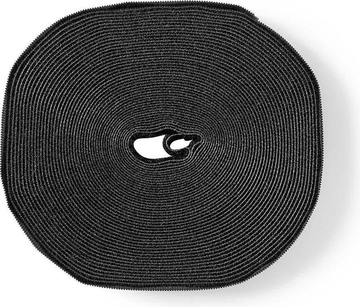 Produktbild JTI Klett-Kordelhalter | Klettverschluss | 1x Klettrolle | Schwarz