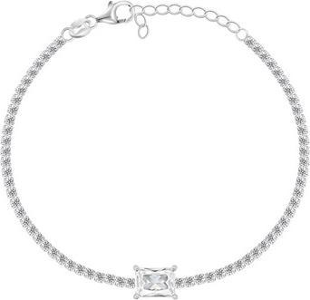 Image du produit Brilio Argent - Boucles d'oreilles plaquées or avec zircons colorés Fleurs EA1033YRBW