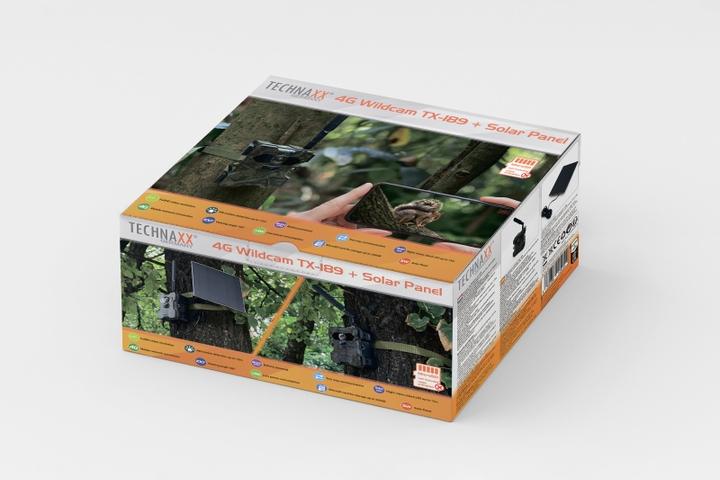 Actual product image Technaxx TX-189 -Surveillance camera for wildlife observation incl. solar panel