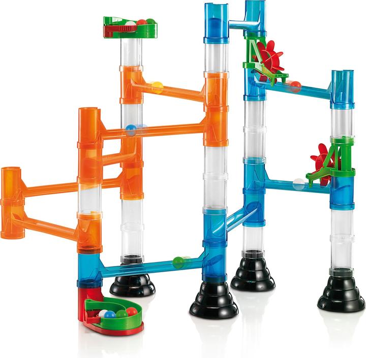 Actual product image Quercetti Migoga Marble Run Transparent (45 pieces)