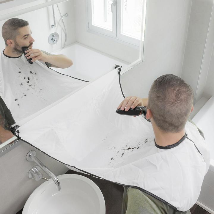 Image du produit InnovaGoods Chiffon à barbe avec ventouses Bibdy