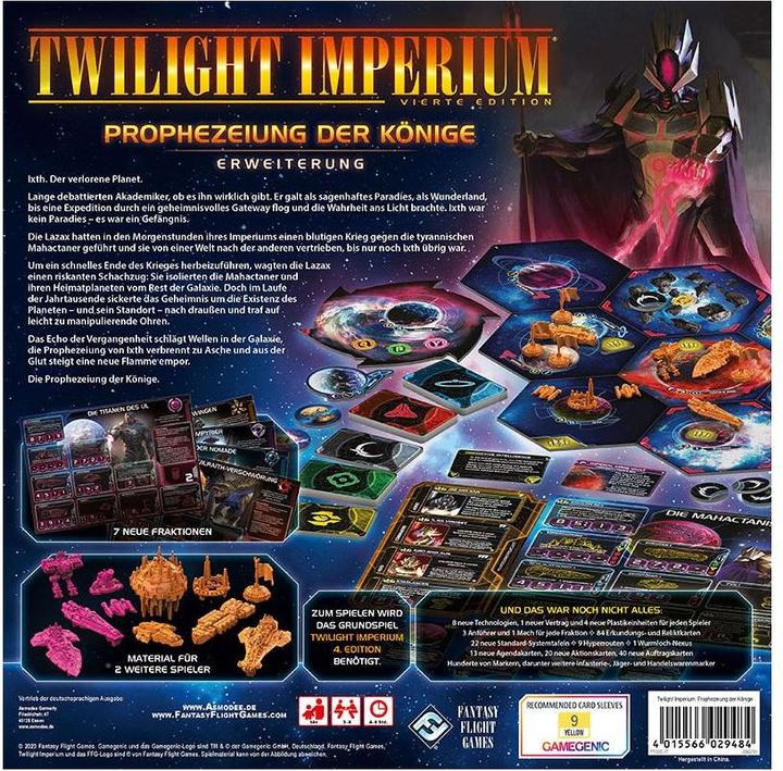 Immagine prodotto FFG Gioco esperto Twilight Imperium: Profezia dei Re (Tedesco)