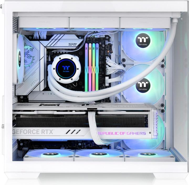 Immagine prodotto Thermaltake Vista 380 TG ARGB Snow White (Mini-ITX, mATX, ATX)