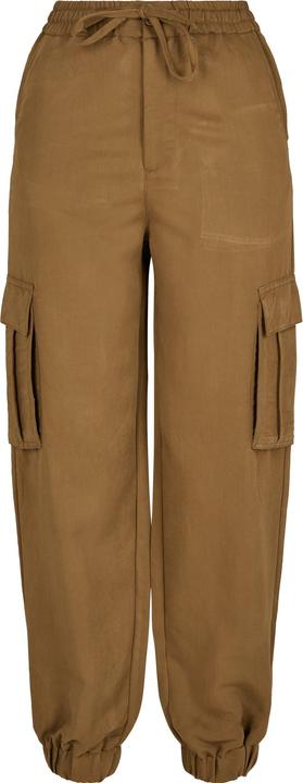 Actual product image Urban Classics Ladies Viscose Twill Cargo Pants (S)