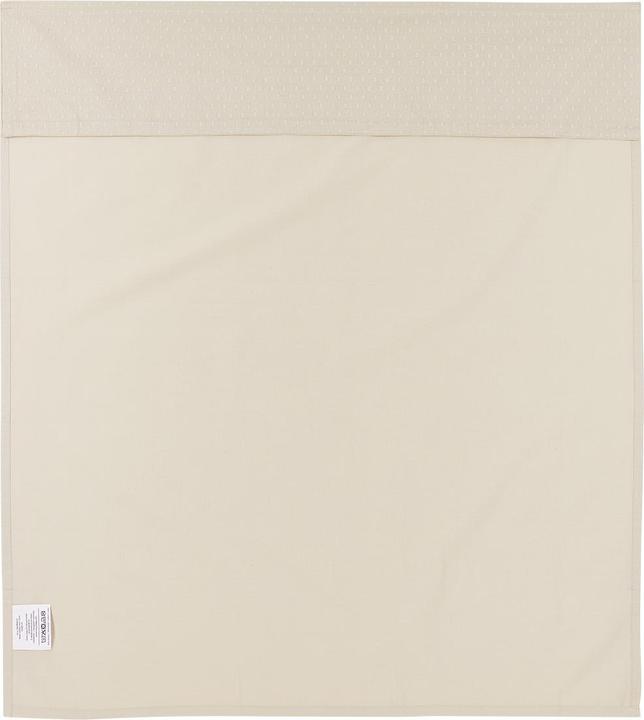 Actual product image Meyco Baby Plume cot sheet - soft sand - 75x100cm