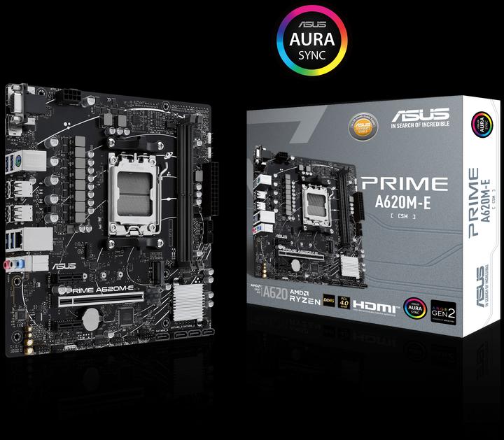 Produktbild ASUS PRIME A620M-E-CSM (AM5, AMD A620, mATX)