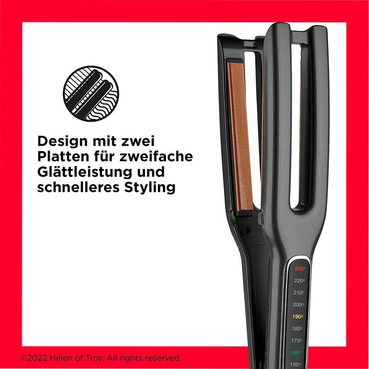 Actual product image Revlon Hair Straightener Double Straight RVST2204E (Straightening iron)