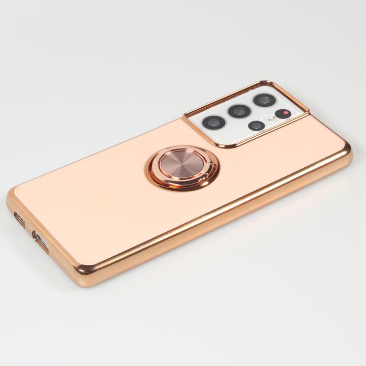 Immagine prodotto PhoneLook Coperchio in gomma bronzo con anello (Samsung Galaxy S21 Ultra 5G)