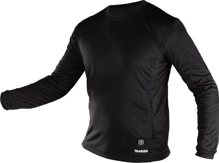 Makita T-shirt thermique sans fil DCX201C2XL | Taille 2XL | 12V / 14,4V / 18V, sans batterie, sans chargeur (XXL)
