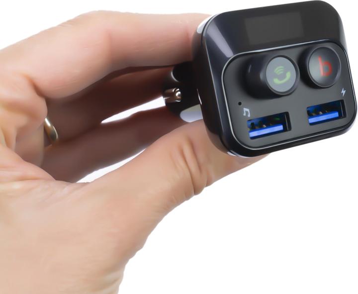 Produktbild PNI FM-Modulator Valentine F250 Bluetooth 5.0, MP3-Player, FM-Transmitter, Micro-SD-Steckplatz, Dual