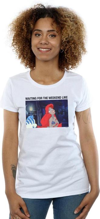Immagine prodotto Disney The Little Mermaid Waiting For The Weekend Maglietta Donna (XL)