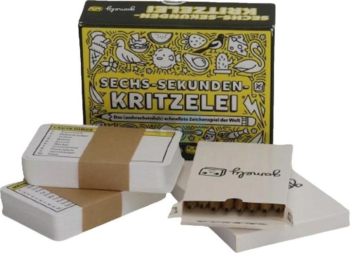 Actual product image Gamely SIX-SECOND SCRITZELEI - The (probably) fastest drawing game in the world (German)