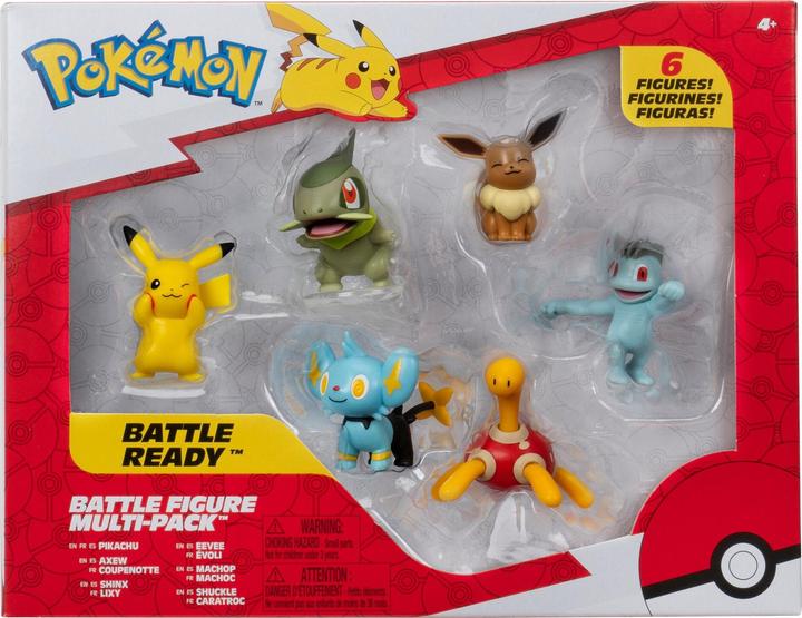 Immagine prodotto Pokémon Pokemon - Figure da battaglia confezione da 6